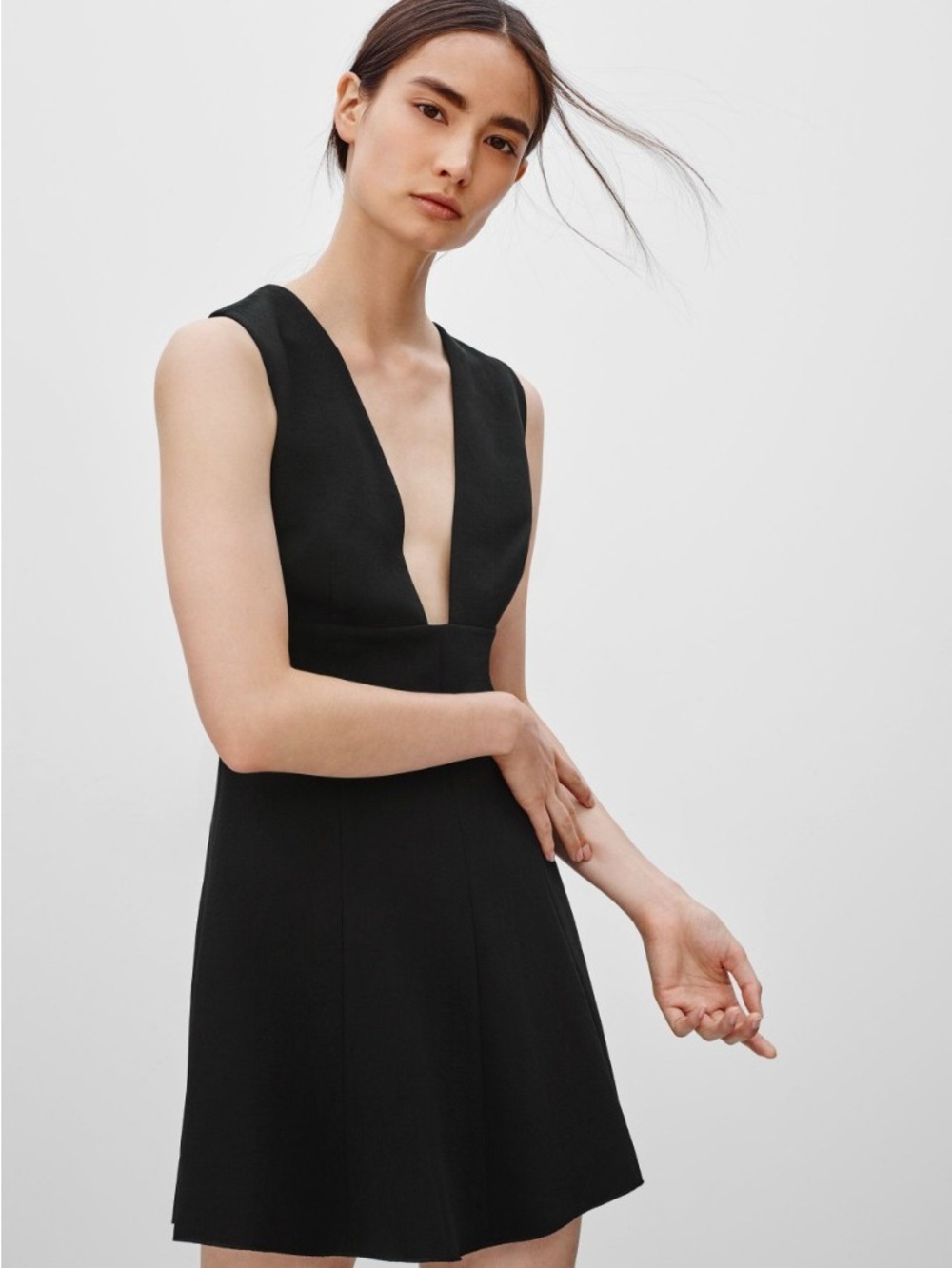 Aritzia Wilfred Montbrun Dress Black - Size 0